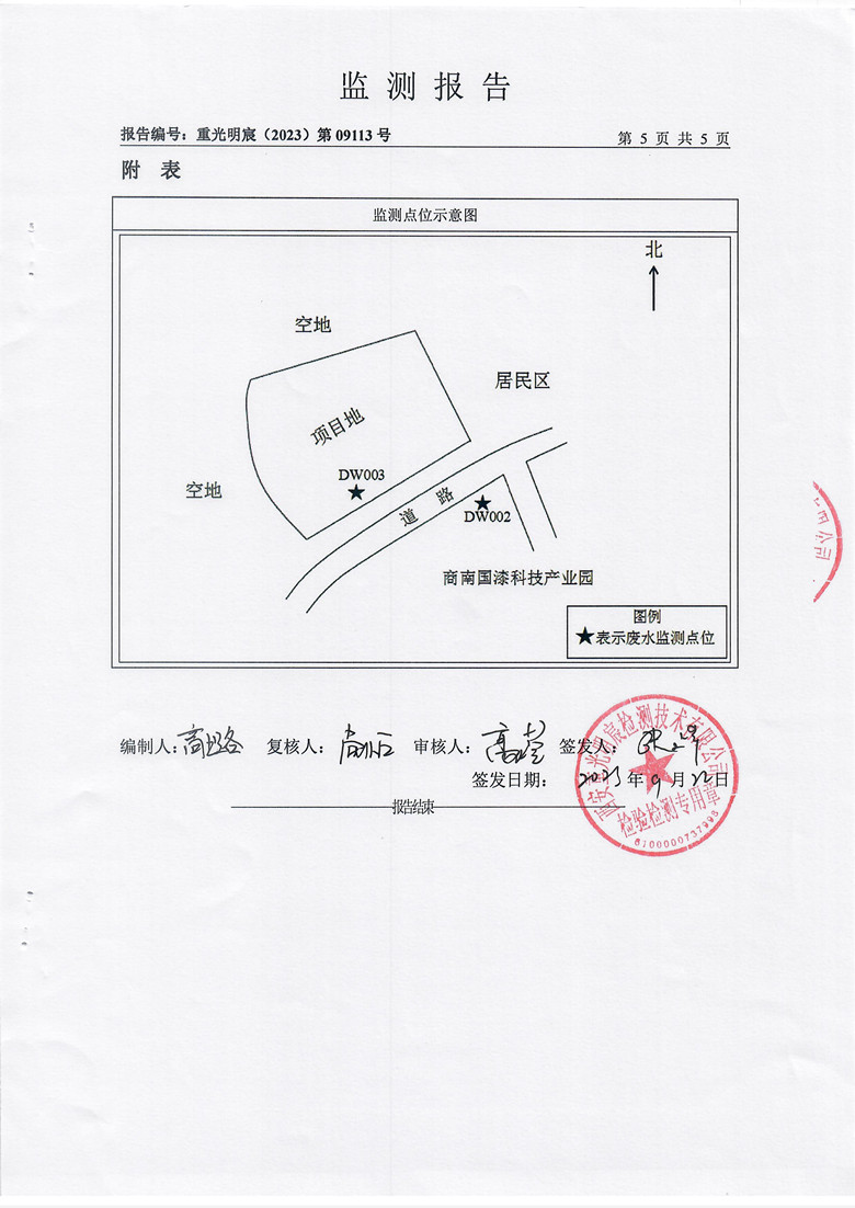 东正化工2023年第三季度废水排放监测报告(图6)