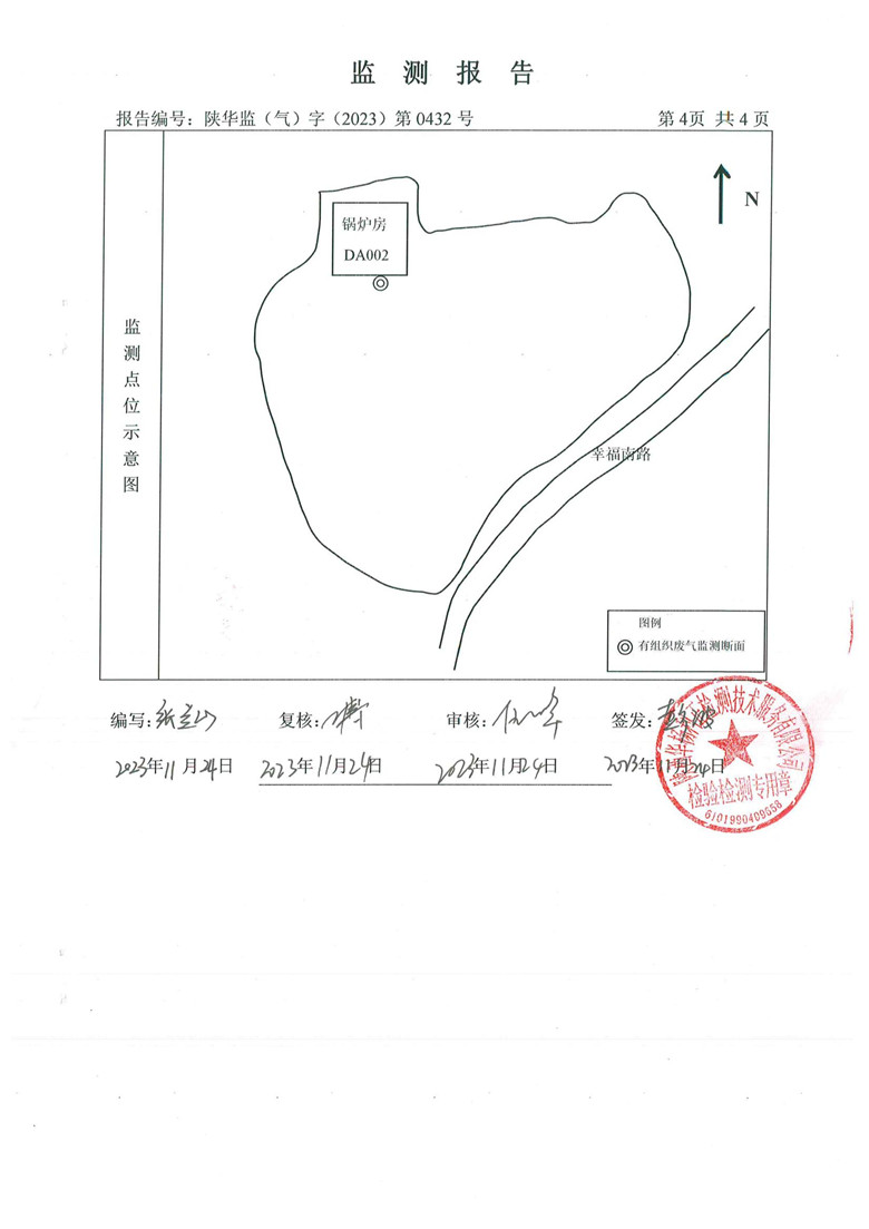 东正化工2023年11月份锅炉废气排放监测报告(图5)